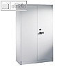 feuergesch?tzter Fl?gelt?renschrank, H 195 x B 120 x T 50 cm, lichtgrau, 1180-00