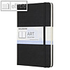 Aquarellnotizbuch, DIN A5, 130 x 210 mm, 200g/qm, Hardcover, schwarz, 36 Blatt