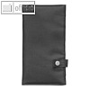 Organisationstasche, 120 x 210 mm, Druckknopfverschluss, Nylon, schwarz, 2728980