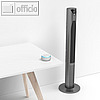 Turmventilator mit 3 Stufen, 18.6 x 18.6 x 119.1 cm, 45 W, Kunststoff, schwarz
