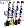 Magnetischer Tafelschreiber-Halter f?r 4 Tafelschreiber, Acryl, transparent