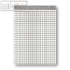 Landré Notizblock DIN A4, Recyclingpapier, kariert, 50 Blatt, 60g/m², 100050283