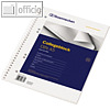 officio Collegeblock DIN A5, kariert, 70 g/qm, Rand links, 80 Blatt