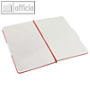 Skizzenbuch, DIN A5, 130 x 210 mm, 165g/qm, Hardcover, 52 Blatt, hellrot