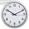 Hama Wanduhr "Mallorca", (?)30 cm, ger?uscharmes Uhrwerk, Kunststoff, silber