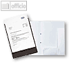Pr?sentationsmappe A4, PP, Tasche/Deckel, bis 50 Blatt, wei?, 10 St., 100420931