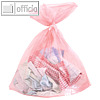 W?schebeutel PROTECT, 60 Liter, wasserl?slich, Kunststoff, rot, 25 St?ck, 55840