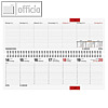rido-id? Querkalender septant, 1 Woche/2 Seiten, 31 x 10,7 cm***2025***