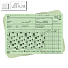 Urlaubs- und Fehltagekarte 2026, A5 quer, grafisch / Monatstage, 10 St?ck