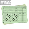 Urlaubs- und Fehltagekarte 2026, A5 quer, grafisch / Monatstage, 100 St?ck
