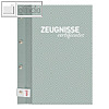 Zeugnismappe mit Buchschrauben, Aufdruck "ZEUGNISSE / certificates", 12 H?llen, 