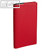 PLANITAL Taschenkalender quer 8.8 x 17 cm - 1 Woche / 2 Seiten, SOHO rot