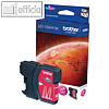 Brother Tintenpatrone für u.a. MFC-6490CW, ca. 750 Seiten, magenta, LC1100HYM