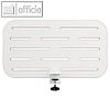 Pegboard Schreibtisch-Organizer f?r Ergo Compact, (B)420 x (H)250 mm, MDF, wei?