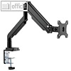 Universal Single Monitorhalter mit Klemme, 15" bis 32"/ 1x 9 kg, Stahl, schwarz