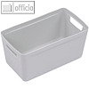 Aufbewahrungsbox 5 Liter, aus robustem PP, (B)323 x (T)183 x (H)107 mm grau