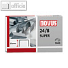 Novus Heftklammern 24/8, verzinkt, 1000er-Pack, 040-0038
