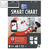 Flipchart-Block "Smart Charts", selbstklebend, 20 Blatt, 600 x 800 mm, SCRIBZEE?