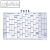Zettler Plakat-/Wandkalender, 100 x 70 cm, 16 Monate, Karton, 918-0015
