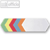 Moderatorenkarten - Rhombus 20.5 x 9.5 cm, 6 Farben, 500 St?ck, UMZ 920 99