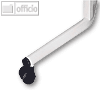 4er Rollen-Set für Moderationstafel ECO und CC, (Ø)4 cm, Kunststoff, schwarz