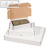 Maxibriefkarton, wei?, 350 x 250 x 50 mm, wiederverschlie?bar, 25 St?ck