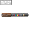POSCA Pigmentmarker, braun, Rundspitze 0,7 - 1,0 mm, PC1MC M