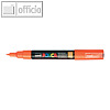 POSCA Pigmentmarker, hellorange, Rundspitze 0,7 - 1,0 mm, PC1MC O