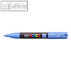 POSCA Pigmentmarker, himmelblau, Rundspitze 0,7 - 1,0 mm, PC1MC BCI