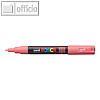 POSCA Pigmentmarker, korallenrosa, Rundspitze 0,7 - 1,0 mm, PC1MC C