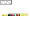 POSCA Pigmentmarker, lichtgelb, Rundspitze 0,7 - 1,0 mm, PC1MC JS
