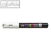 POSCA Pigmentmarker, wei?, Rundspitze 0,7 - 1,0 mm, PC1MC BL