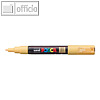 POSCA Pigmentmarker, apricot, Rundspitze 0,7 - 1,0 mm, PC1MC AB