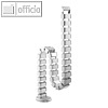 Digitus Flexible Kabelschlange silber