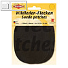 KLEIBER Wildleder-Aufn?hflecken, 100 x 125 mm, schwarz, 2 St?ck, 85503