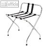 Moor Gepaeckablage Mit Lehne Stahl verchromt / Nylon