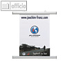 Franken Plakatschienen zum Aufh?ngen, 42 cm, Aluminium, silber, 1 Set, BS1001