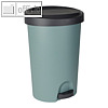 Eda Tret Abfallbehaelter eukalyptusgrün / anthrazit