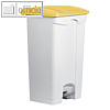 Helit Tret Abfallbehaelter gelb