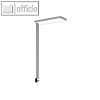 LED-Standleuchte, 65W, (H)120 cm, 7 Lichtquellen, 4.000 K, dimmbar, Alu, silber