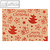 Weihnachts-Geschenkpapier "Xmas Elements", 70 cm x 1.5 m, 60 g/m?, 3 Rollen