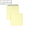 Briefumschl?ge quadratisch 160 x 160 mm, haftklebend, 130g/m?, creme, 100 St?ck