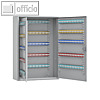 Schl?sselkasten, 200 Haken, 550 x 380 x 140 mm, lichtgrau, Schwenkt?r, 05002