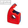Tesa Handabroller Easy Cut f?r Rollen 10m x 19mm, rot/blau, 57443-00001