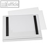 Plakat-/Aushangtasche DIN A5, wasserdicht, magnetisch, transparent, 5 St.