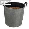 EDA Pellettasche Filz, 60 l, 440 x 450 mm, mit Griffen, dunkelgrau, 010488 G/NO