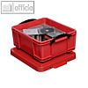 Really Useful Box Aufbewahrungsbox - 18 Liter, 480 x 390 x 200 mm, rot, 18R