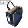 Business "Desk Sharing Bag", Filz, 360x150x280 mm, 15 kg, dunkelblau / beige