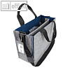 Business "Desk Sharing Bag", Filz, 360x150x280 mm, 15 kg, hellgrau / dunkelblau