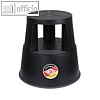 Rollhocker "SuperStep", Kunststoff, H?he 43 cm, Tragkraft 150 kg, schwarz